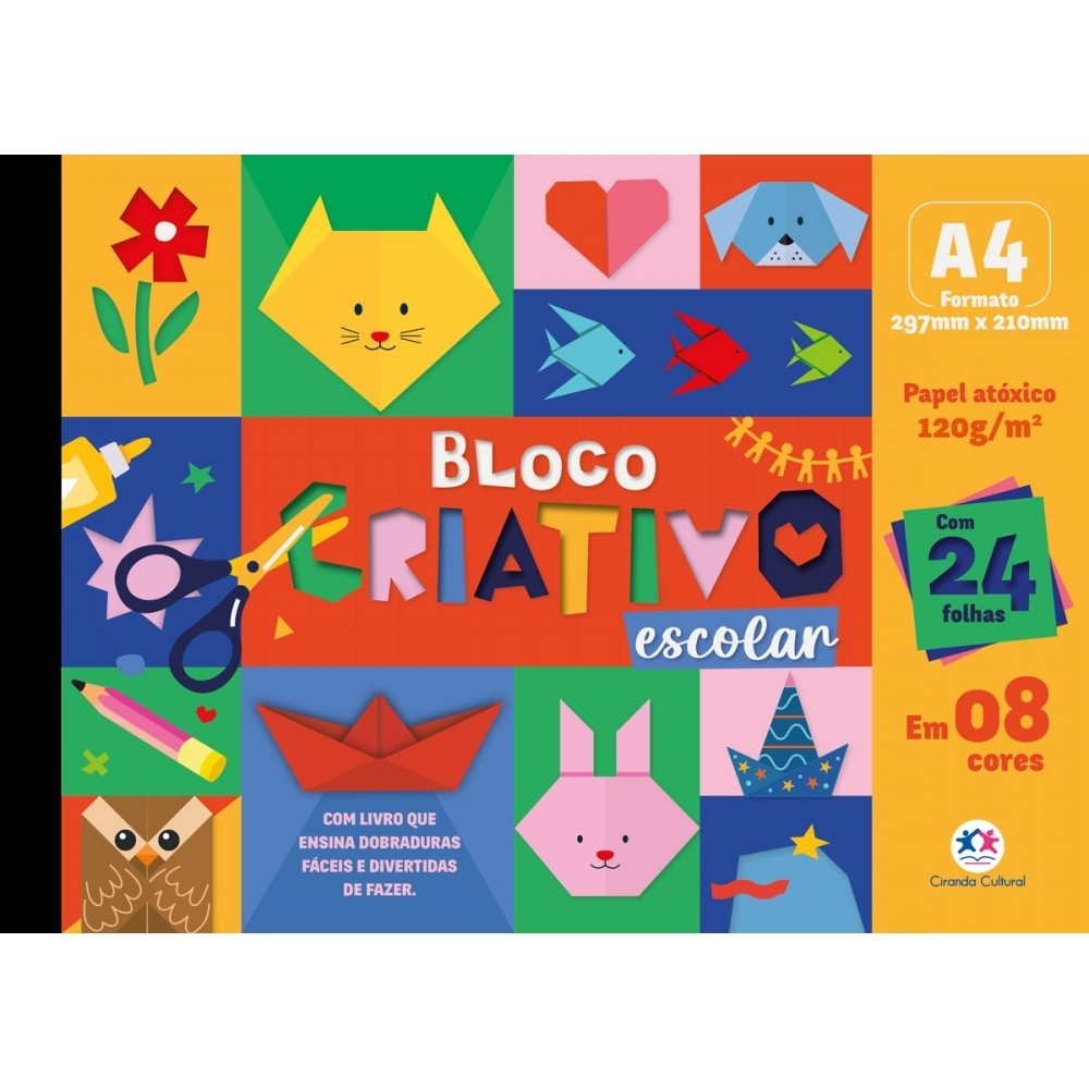 Livro Bloco criativo escolar em Oferta na Shopee