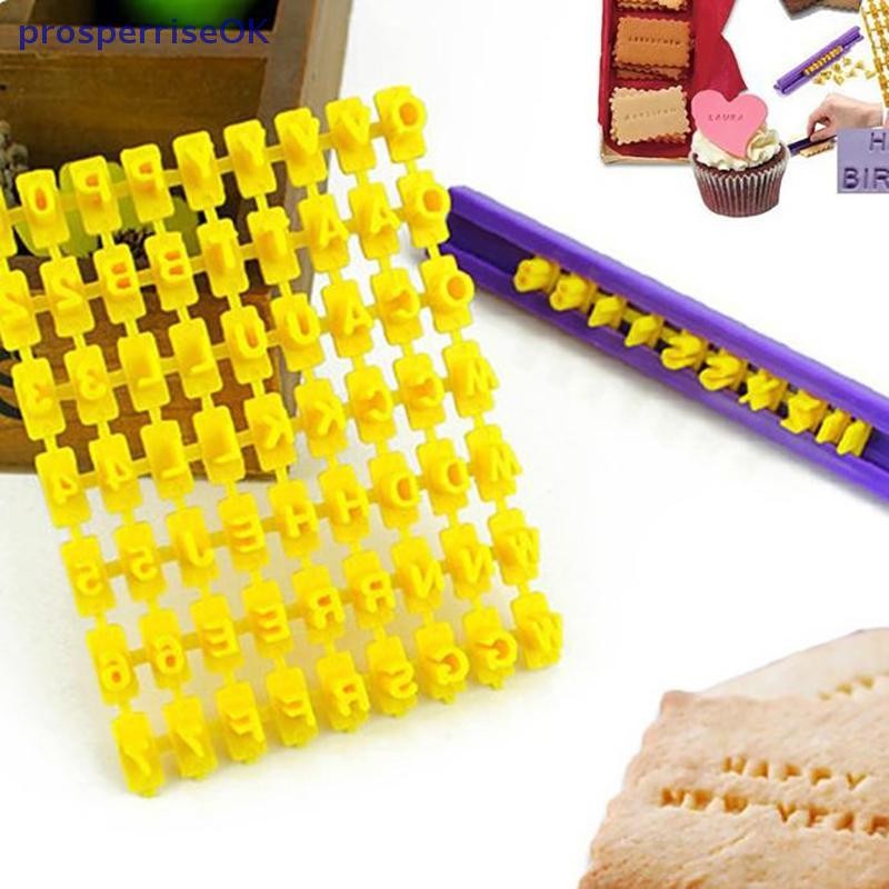 [newpros] Molde De Biscoito Com Letras E Números , Selo Alfanumérico , Selos De Impressão De Nome , Símbolo Reutilizável em Oferta na Shopee