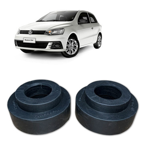 Gol 1986 Em Diante Kit Calço de Mola Traseiro Elevar 33mm