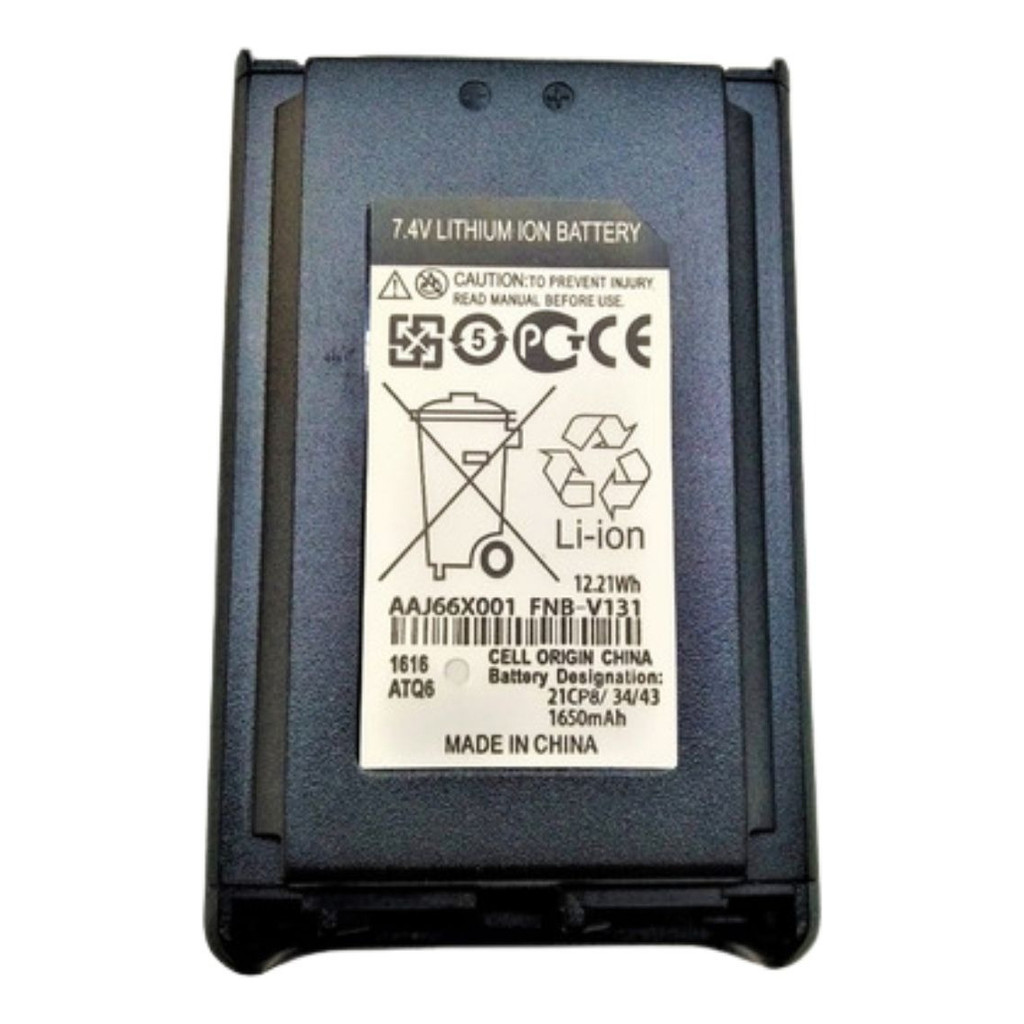 Bateria Fnb-v131-li 1800mha Radio Portatil Vertex Vx 231