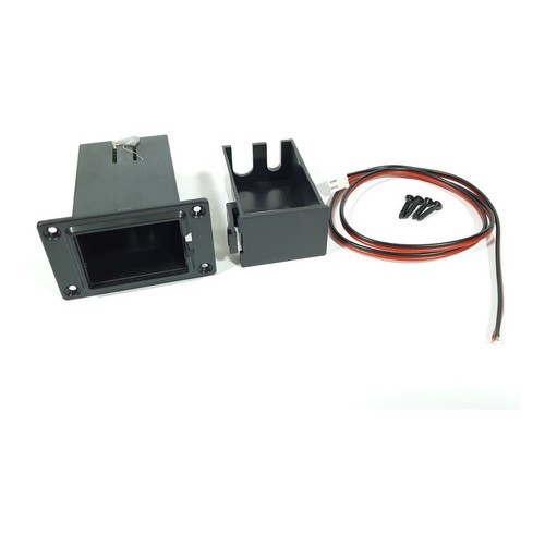 Caixa Suporte Case Box Bateria 9v Violão Viola Cavado Guitarra Baixo Ukuele Uso Universal Projetos Eletrônicos