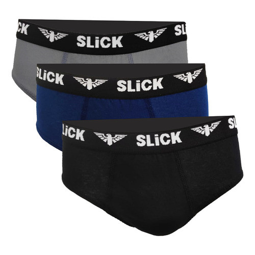 Cueca Tradicional - Atacado - Kit 12 Cuecas - Slip Slick Top