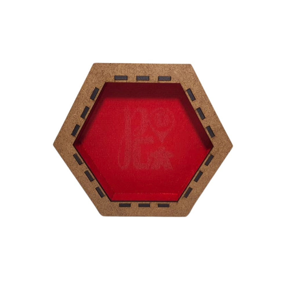 Bandeja de Dados Place Games Pg PREMIUM 15 cm Acessório para Jogos de Tabuleiro Bucaneiros