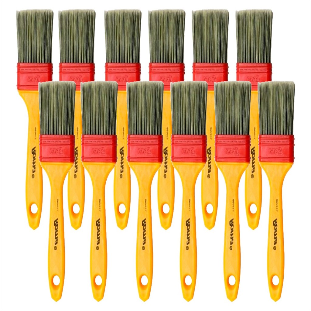 Pincel Trincha Gold 1.1/2 Pol. Roma Kit 12
