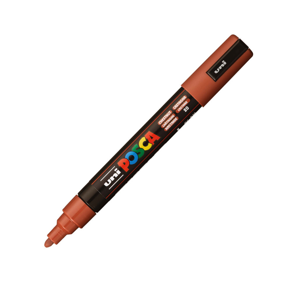 Caneta Posca PC-5M Castanho Uni-Ball em Oferta na Shopee