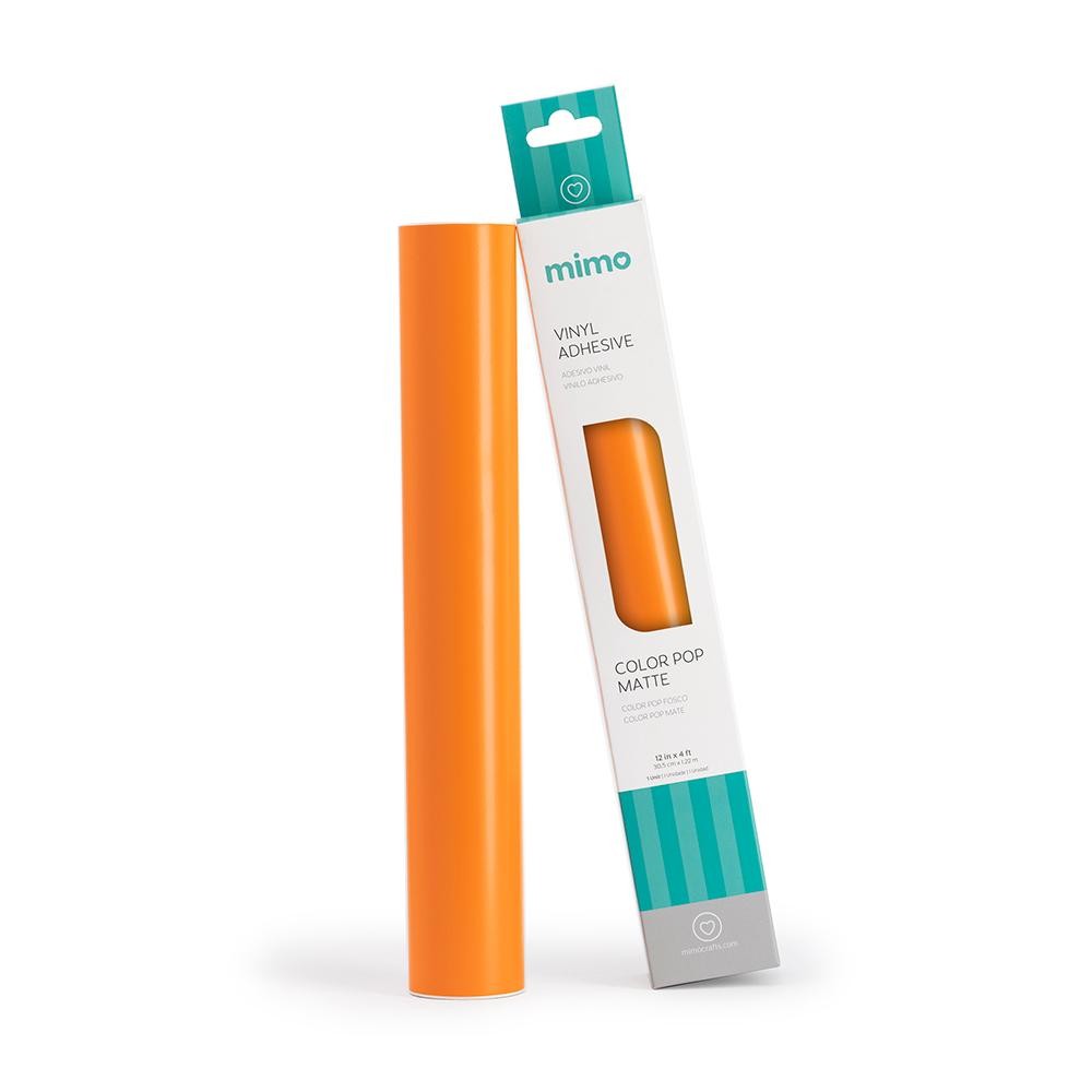 Adesivo Vinil Color Pop Fosco - Laranja Puro - Mimo - 30,5 cm x 1,22 m - 1 Und em Oferta na Shopee