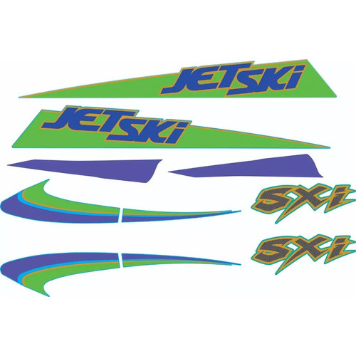 Kit Adesivo Faixa Jet Ski Kawasaki Sxi 750 93