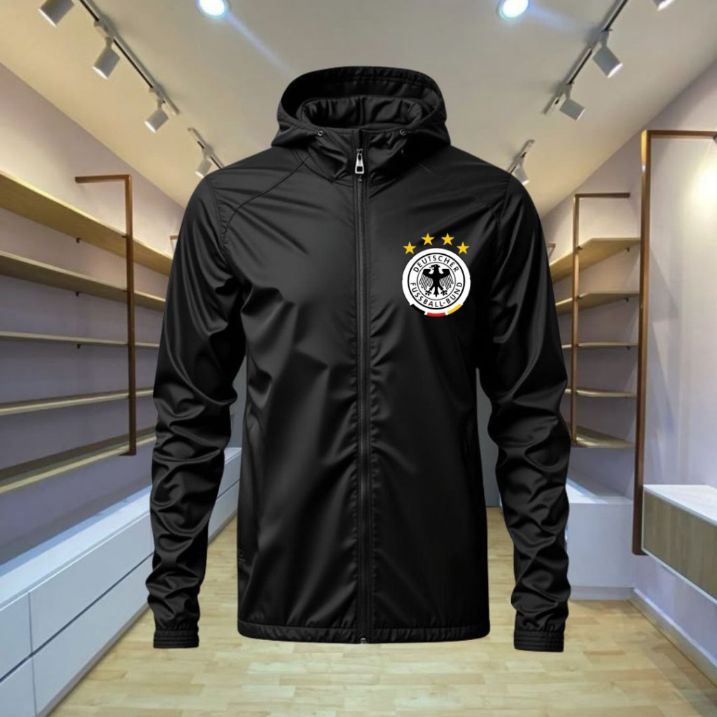 Jaqueta Masculina Blusa Corta Vento Motoqueiro Impermeável Seleção Alemanha Futebol