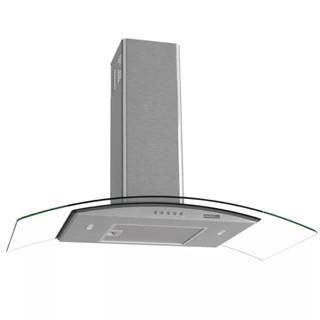 Coifa de Parede Nardelli Vidro Curvo Clean 90cm Kromanox 127V em Oferta na Shopee