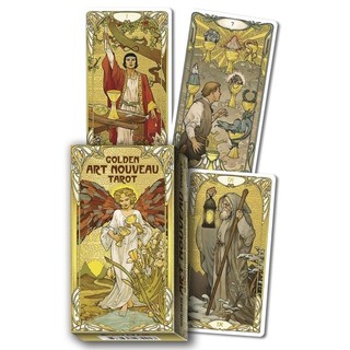 Tarot Golden Art Nouveau Tarot - Deck Dourado - Original