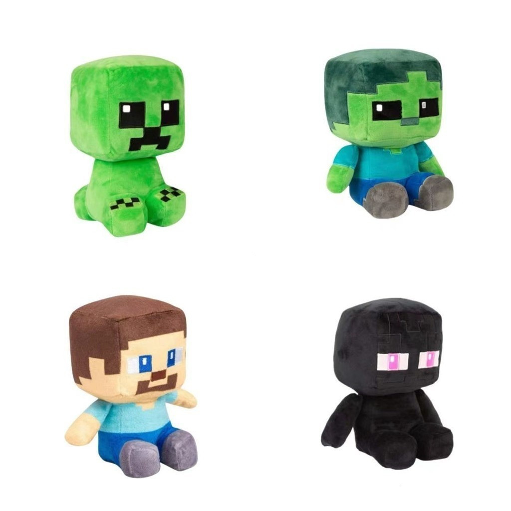 Minecraft Warden Boneca Overwatch Creeper pelúcia XJ9M