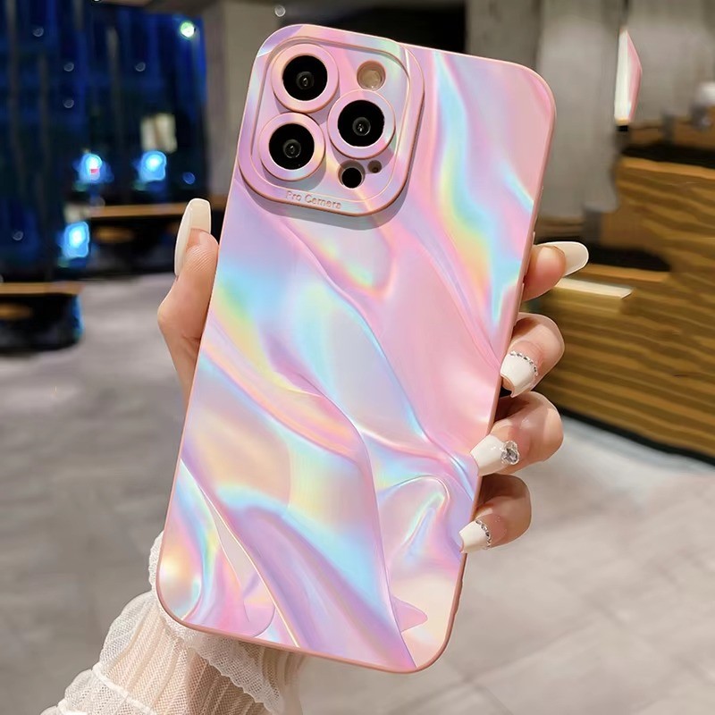 Aurora Gradiente Caso Para Samsung A16 A35 A06 A55 A54 A26 A34 A36 A14 A05 A56 A15 A53 A52 A32 A23 Capa