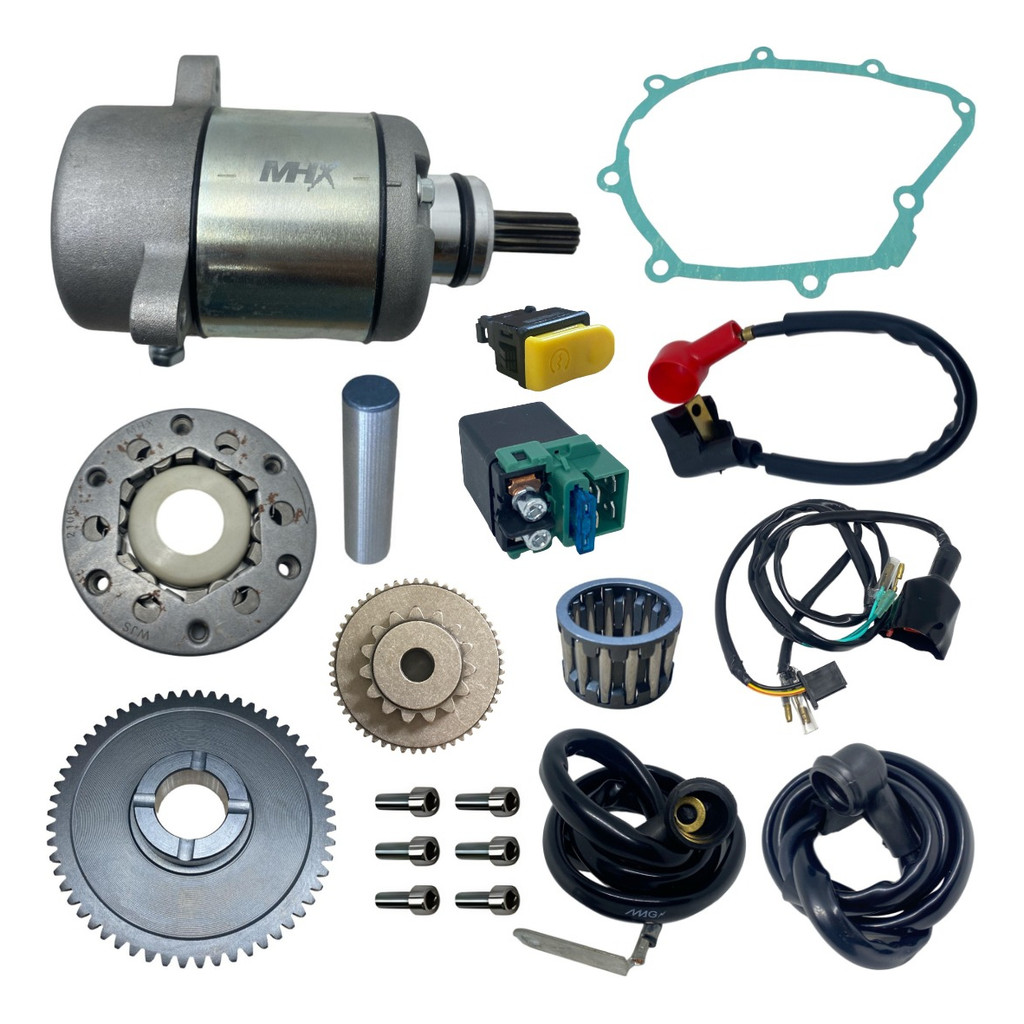 Kit Sistema Partida Eletrica Honda Biz 125 2006/2010