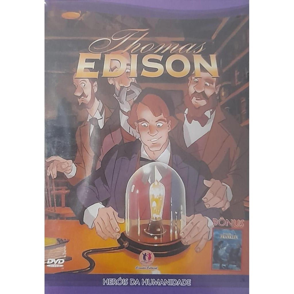 DVD: Heróis da Humanidade - Thomas Edison (Novo, Lacrado)