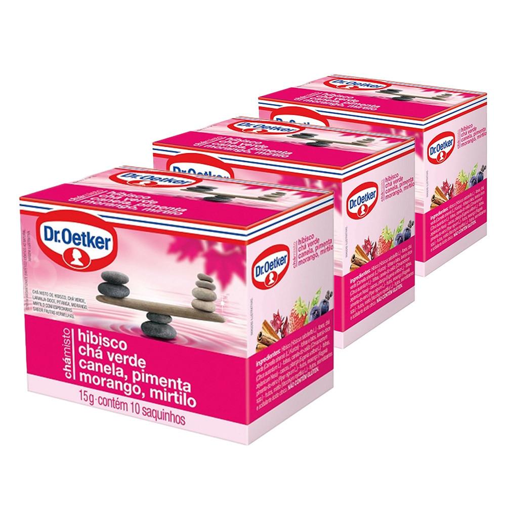 Chá Dr. Oetker RejuveneSer 30 Saquinhos em Oferta na Shopee