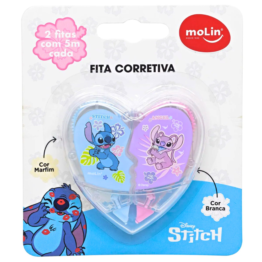 Fita Corretiva Dupla 5m Cada Stitch E Angel MOLIN