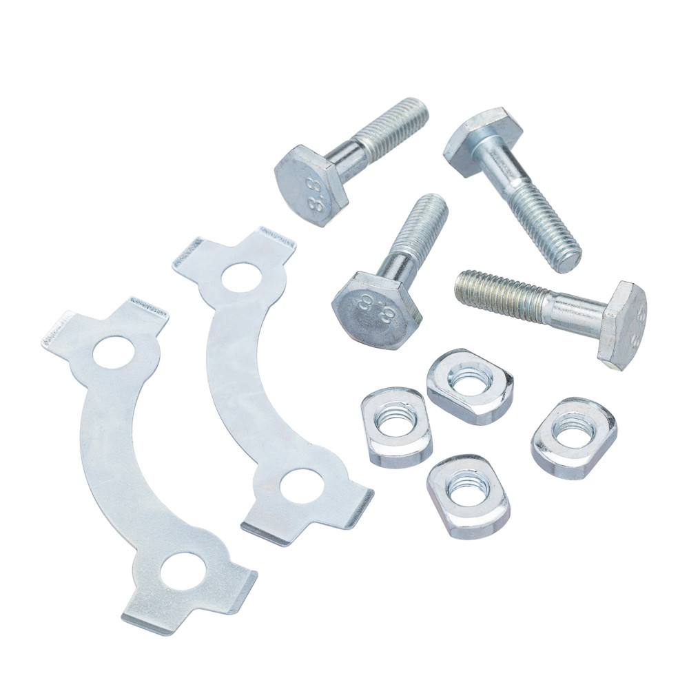 Kit Prisioneiro de Coroa Ybr 125, Factor 2000 até 2016 (Parafuso + Porca + Trava) - GP7