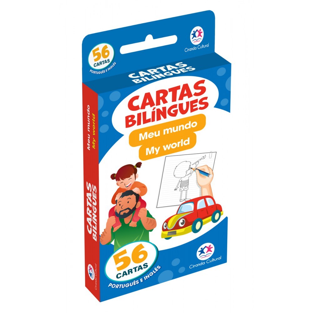 Livro Flash cards Flash Cards Cartas Bilíngues - Meu mundo - My wo em Oferta na Shopee