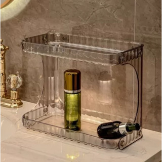 Prateleira Organizador Diamante Acrílico Porta Maquiagem Suporte Multiuso De Mesa em Oferta na Shopee