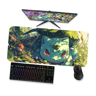 Mouse pad POKEMON - BULBASAUR 1  - Mousepad Gamer 90x40 80x40 60x40 70x30 em Oferta na Shopee