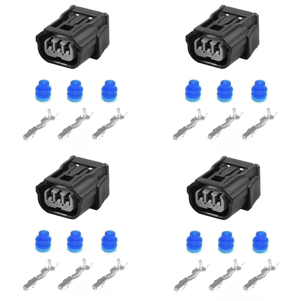 4 Plug Conector Bobina Ignição Honda New Civic 1.8 Fit 1.5 1.6 CRV 2.0 City 1.5 - DESMONTADO 1 X