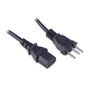 Cabo de Força para Ligação do Monitor 3 Metros Force Line em Oferta na Shopee