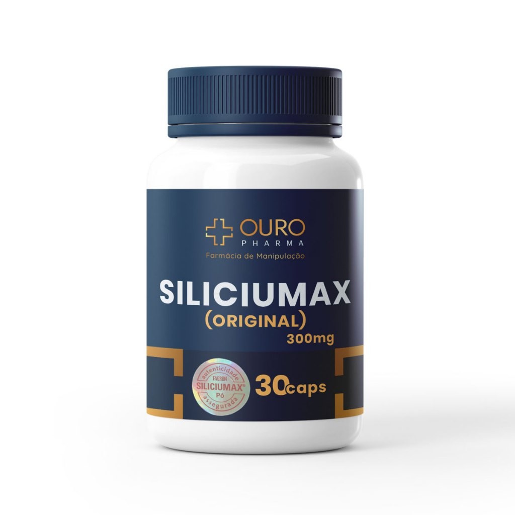 SiliciuMax 300 mg Silício Orgânico Com Selo Original 30 ou 60 Cápsulas em Oferta na Shopee