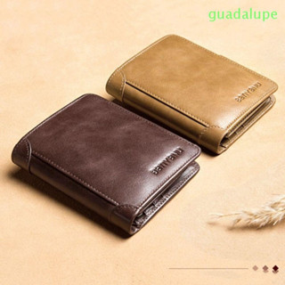 Carteira de 30% de desconto, carteira curta masculina de cor sólida de couro, porta-identidade portátil de estilo casual em Oferta na Shopee