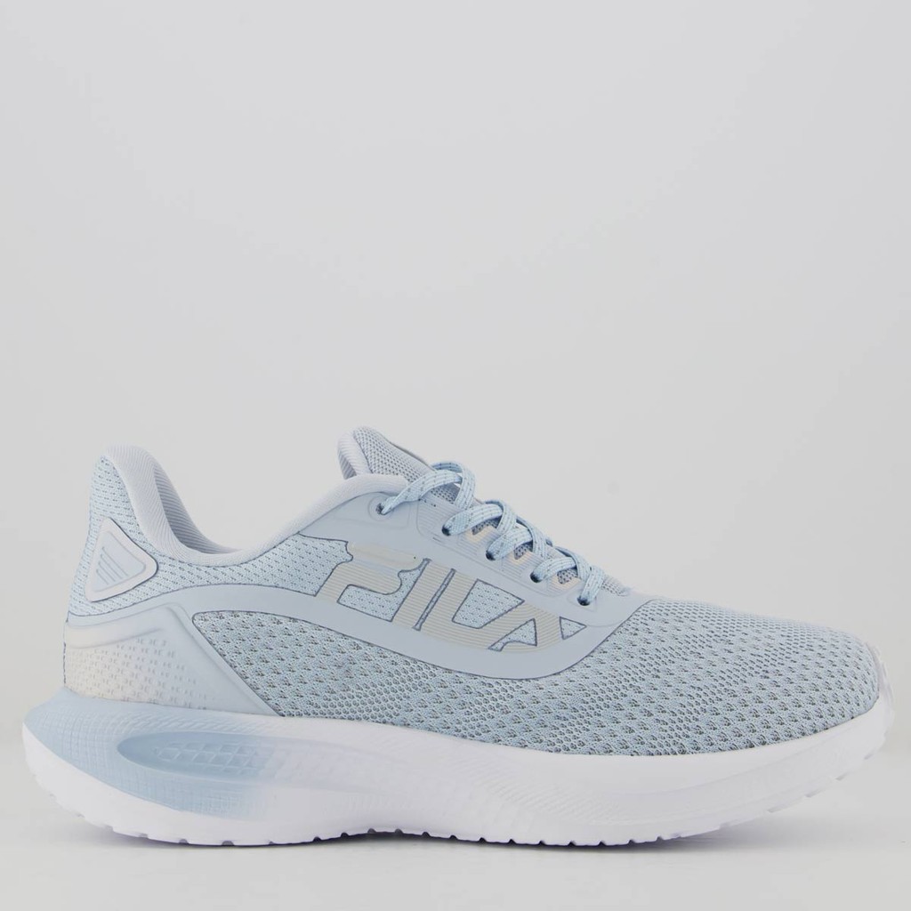 Tênis Fila Efecto Feminino Azul e Cinza em Oferta na Shopee