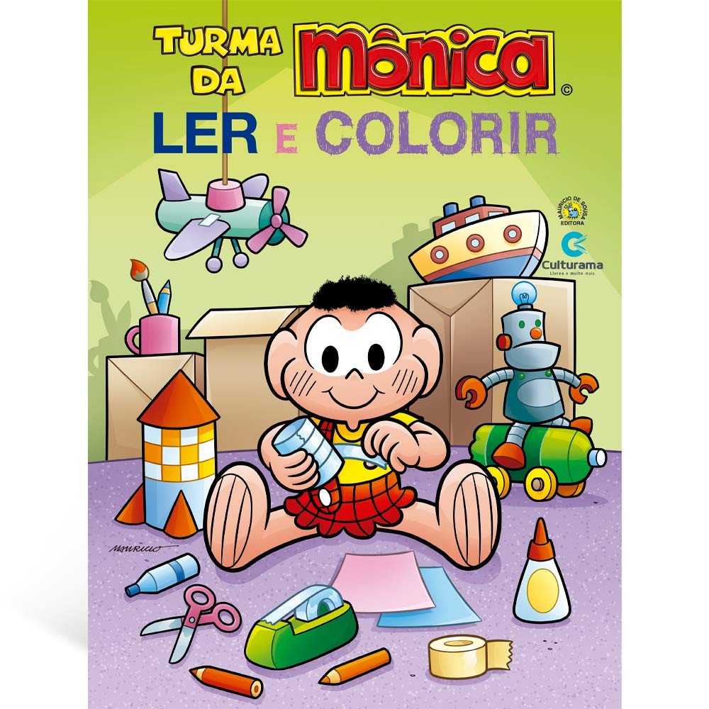 Gigante Ler e Colorir Cascão – Livro Educativo e Interativo - Culturama