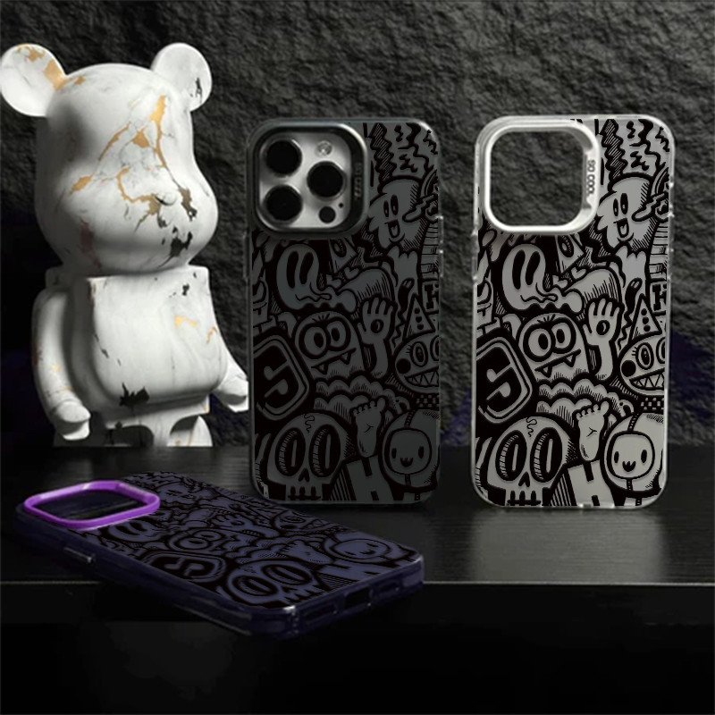 Anti-impacto Capinha capa Fosco à prova de choque para iPhone 11 12 13 14 15 16 Pro Max plus 8 x/xs xr MAX em Oferta na Shopee