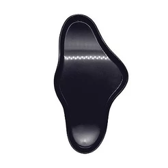 Bandeja Orgânica - 25x13,5 cm - Preto - 1 unidade - Só Boleiras - Rizzo