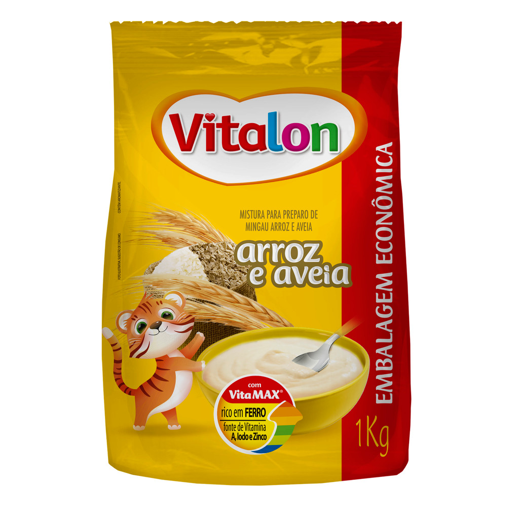 Mingau de Arroz e Aveia Vitalon - 1k em Oferta na Shopee