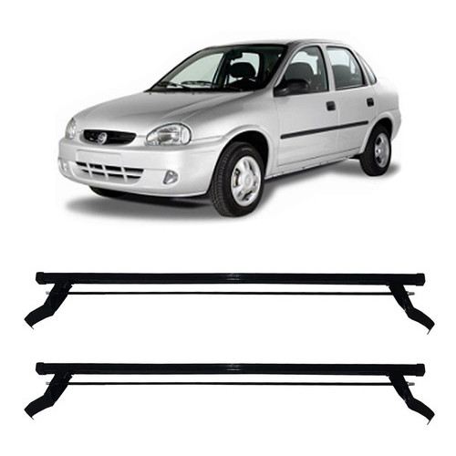 Rack Teto Roca Bagageiros Gm Corsa Sedan 96 Até 10 4pts1180