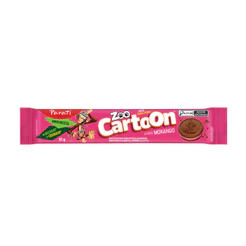 Biscoito Recheado Zoo Cartoon® Morango Parati® 85g