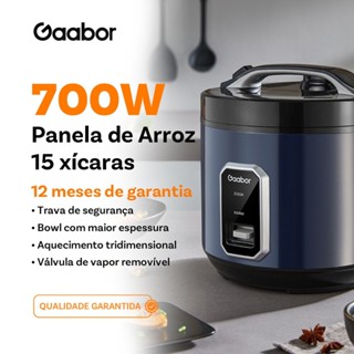 Gaabor Panela de Arroz Multi Cooker 2,2L 700W 15 Xícaras Azul Marinus RC-50M01A em Oferta na Shopee