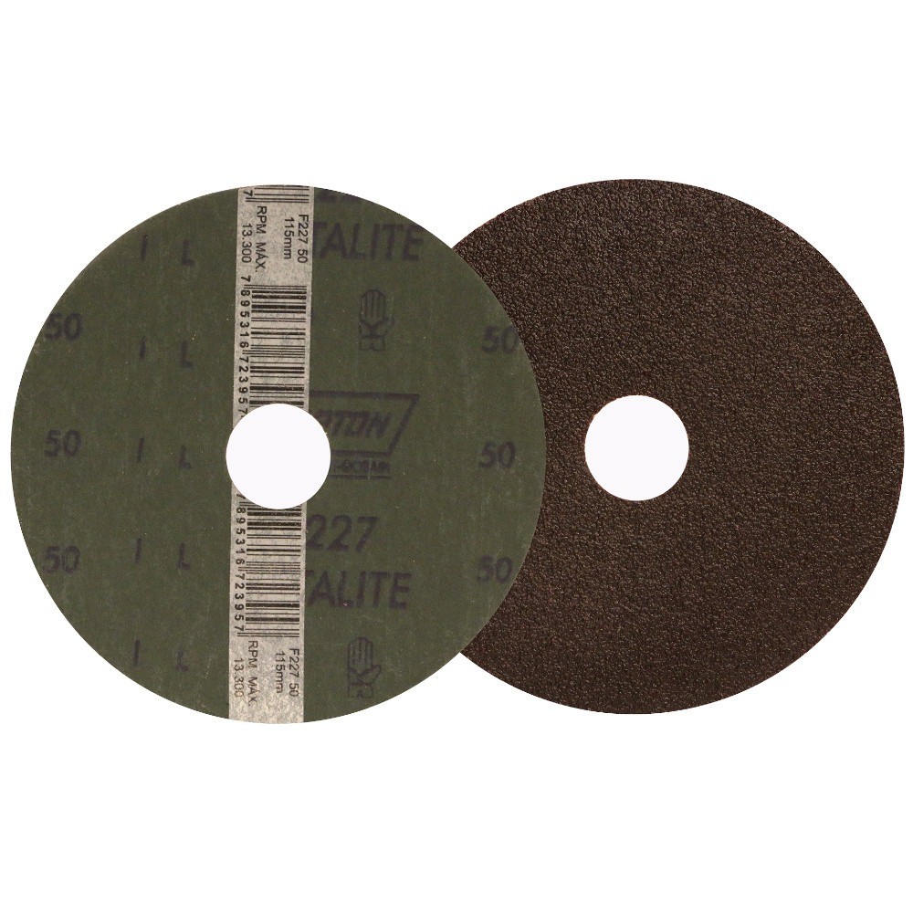 Disco de lixa de fibra 115 x 22 mm - F227 - Norton