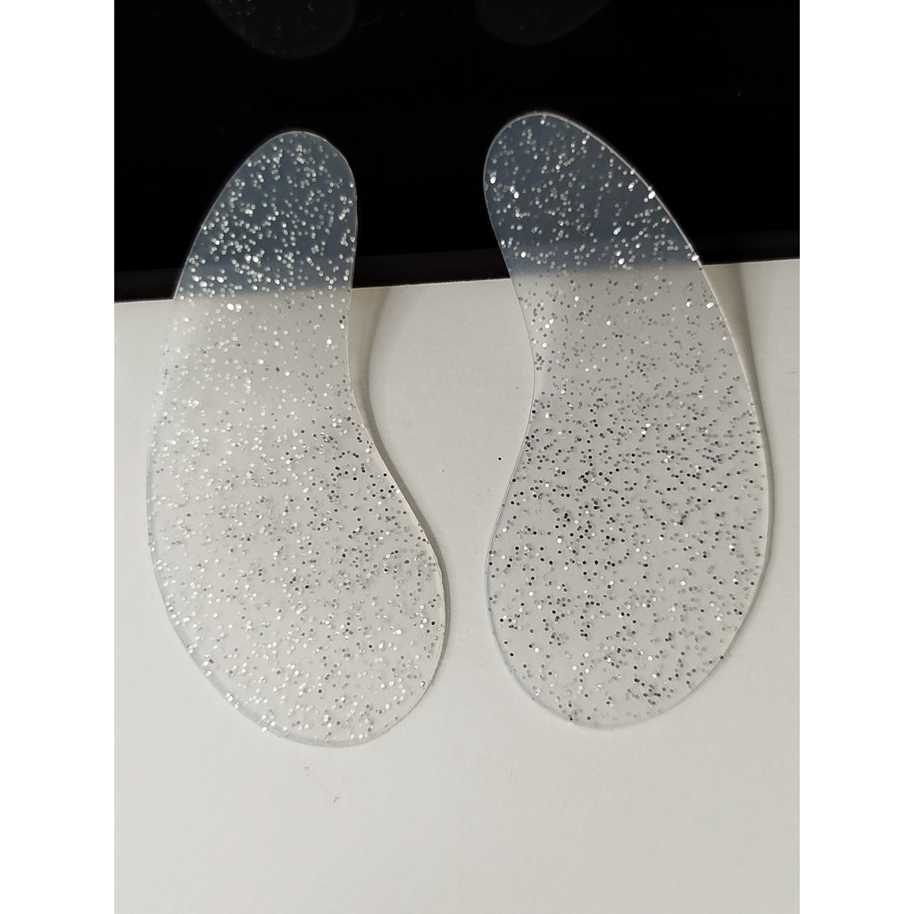 Par de Pads de silicone com Glitter para lash lifting em Oferta na Shopee