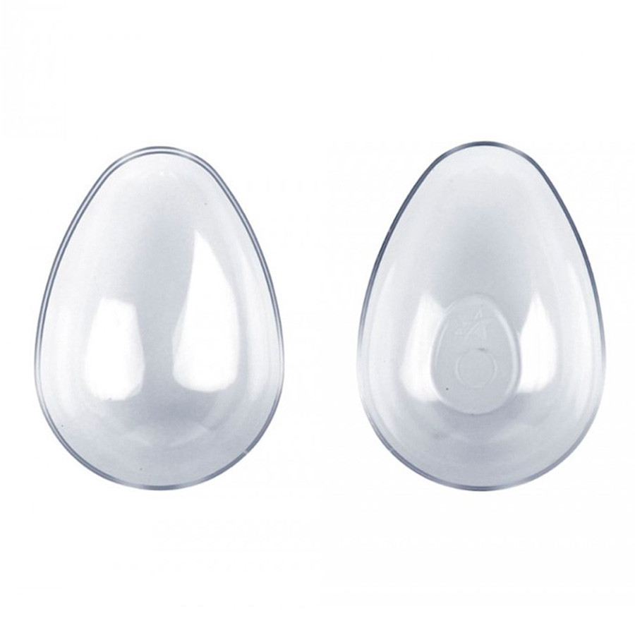 Casca de Acrílico Ovo Liso M (250g) com Colher - 4 unidades - BlueStar - Rizzo