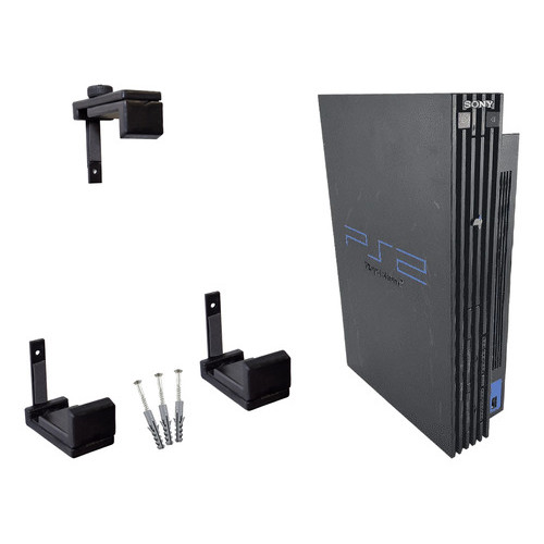 Suporte De Parede Metálico Para Ps2 Playstation 2 Fat