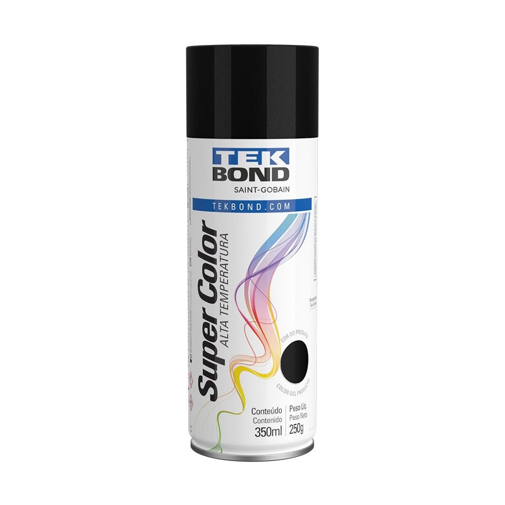 Tinta Spray Tekbond 350ml Preta - Home & Living