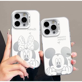 Anti-impacto Capinha capa Fosco Mickey para iPhone 7 8 11 12 13 14 15 16 17pro max plus x/xs xr XSMAX Acrílico cases em Oferta na Shopee