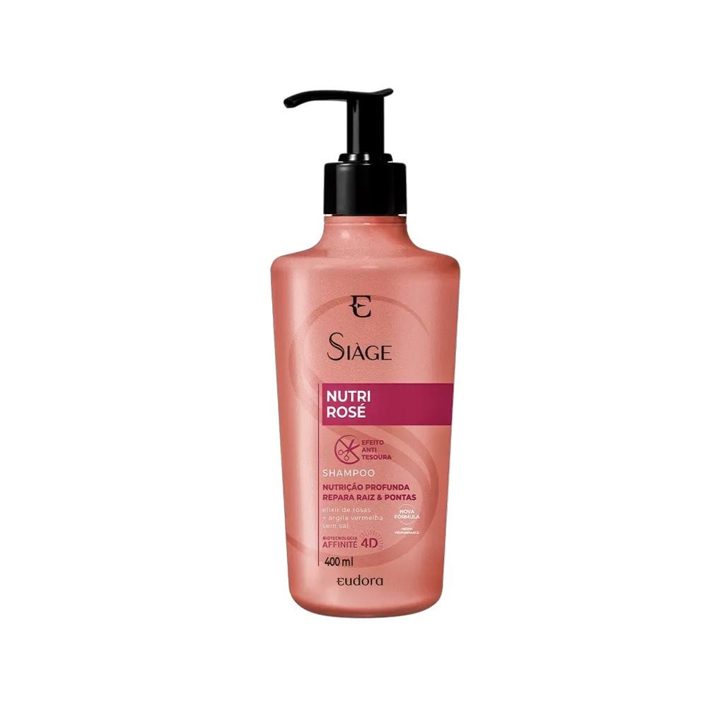 Eudora Siàge Nutri Rosé Shampoo 400ml em Oferta na Shopee