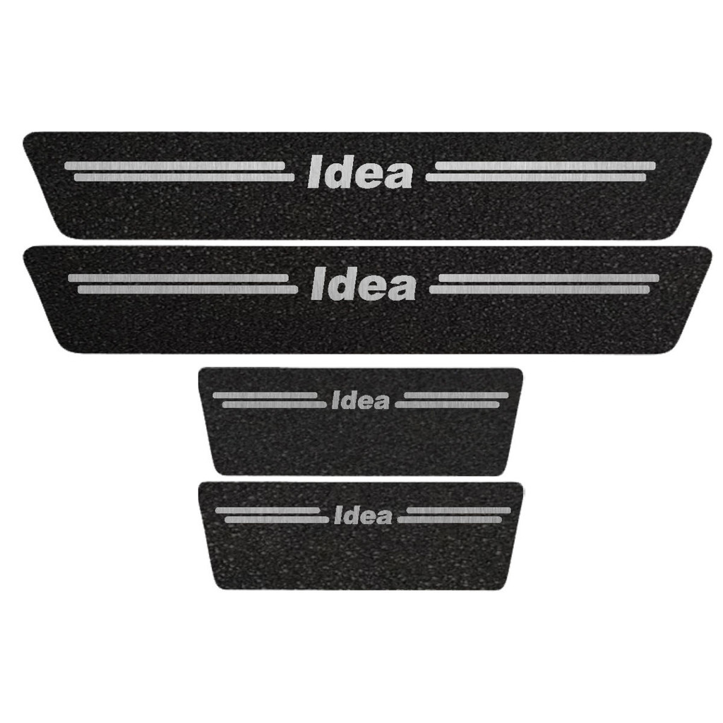 Kit Soleira Protetora Porta Premium Aço PVC - Idea