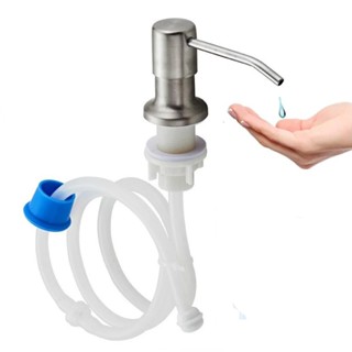 DISPENSER EMBUTIR COM MANGUEIRA FLEXIVEL GALAO DOSADOR INOX em Oferta na Shopee