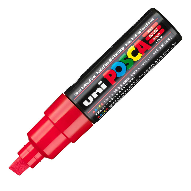 Caneta Posca PC-8K Vermelha Uni-Ball em Oferta na Shopee