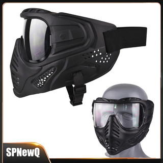 Máscara Tática Tracer De Airsoft Resistente Paintball Face Proteção Respiração