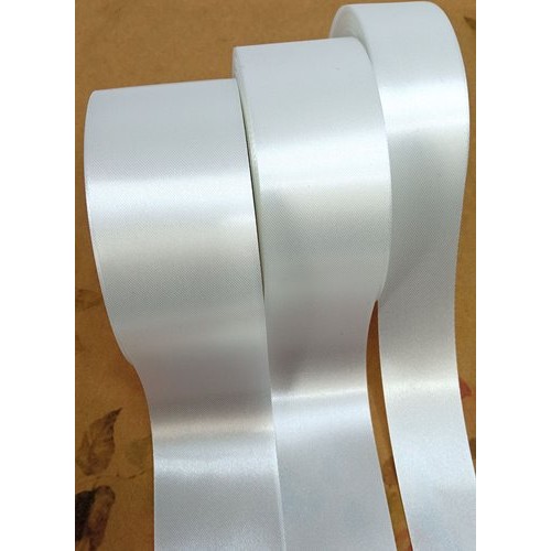 Fita de Cetim Branca  40 Metros  Para Sublimação Hotstamping Flexografia