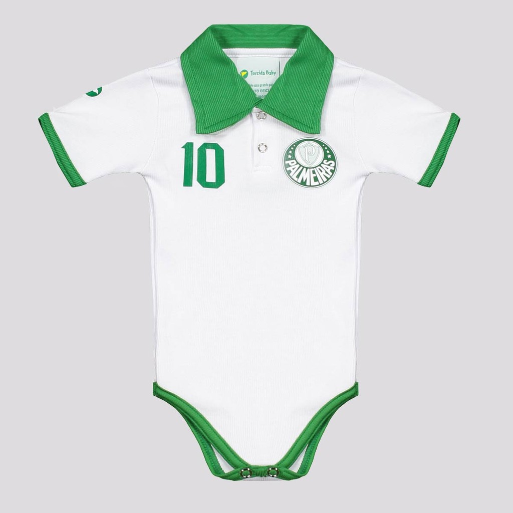 Body Polo Palmeiras Branco em Oferta na Shopee