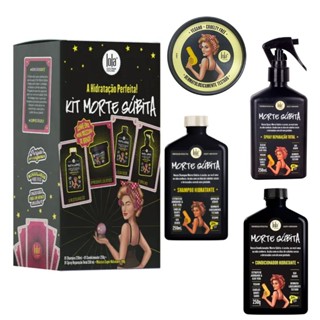 Kit Morte Súbita Lola Cosmetics Shampoo + Condicionador + Spray Reparação + Máscara 100g